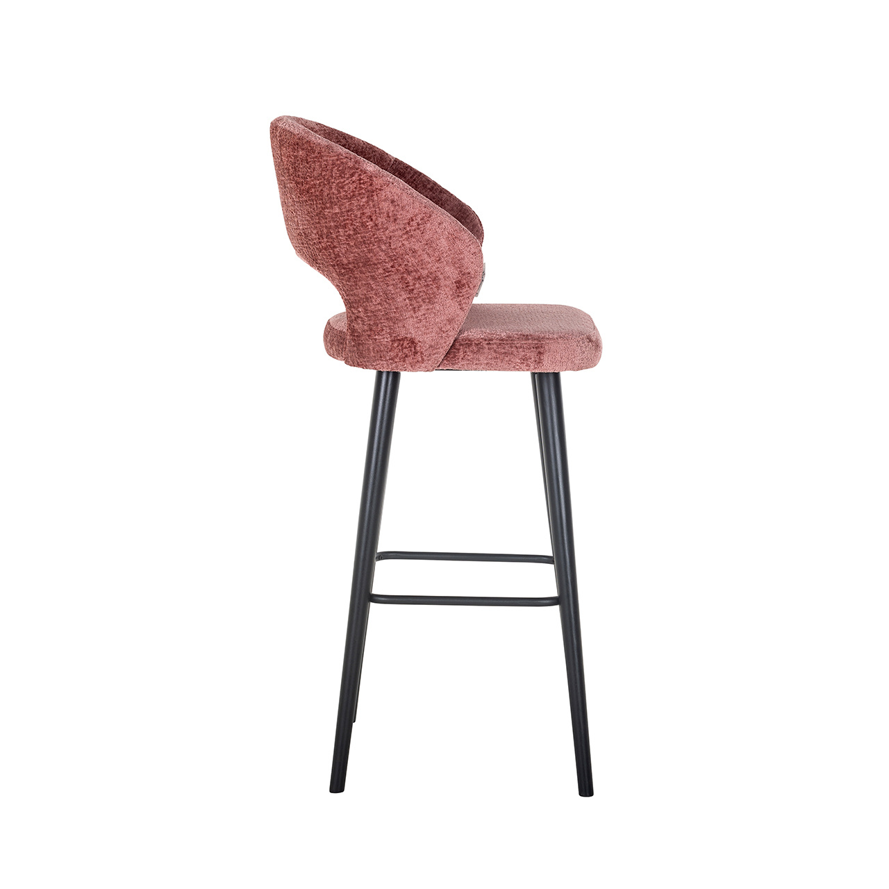 Barstoel Savoy rose chenille (Bergen 705 rose chenille)