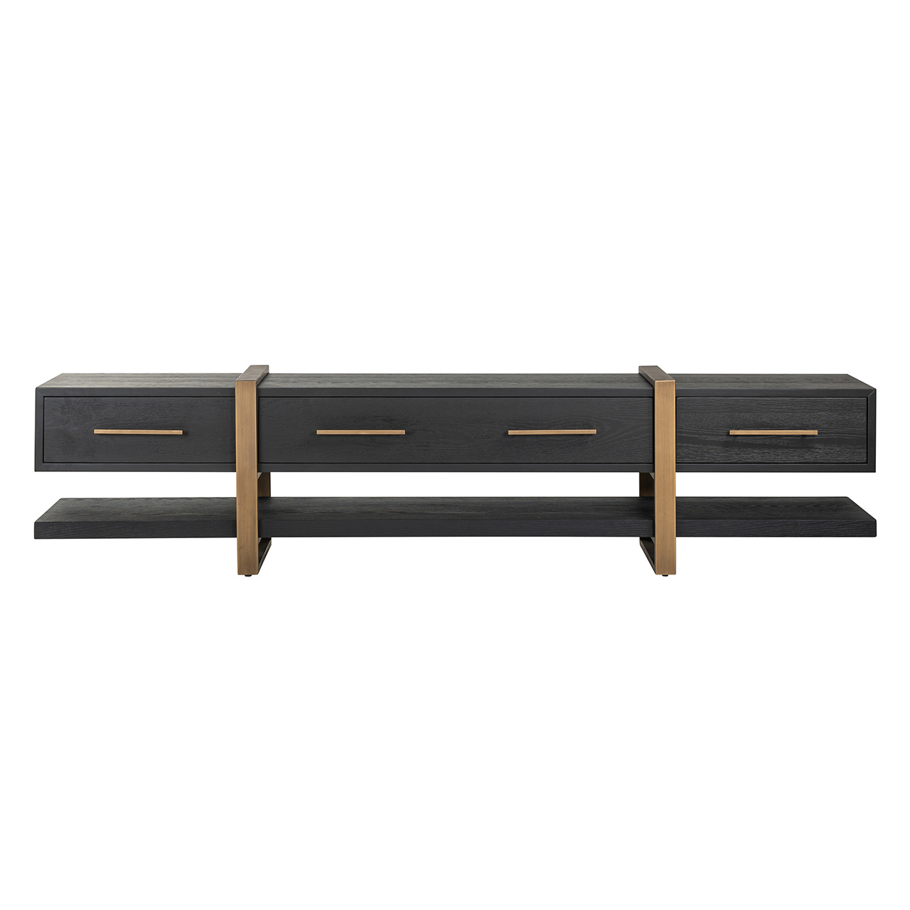 TV-dressoir Cambon 3-laden (Dark coffee)