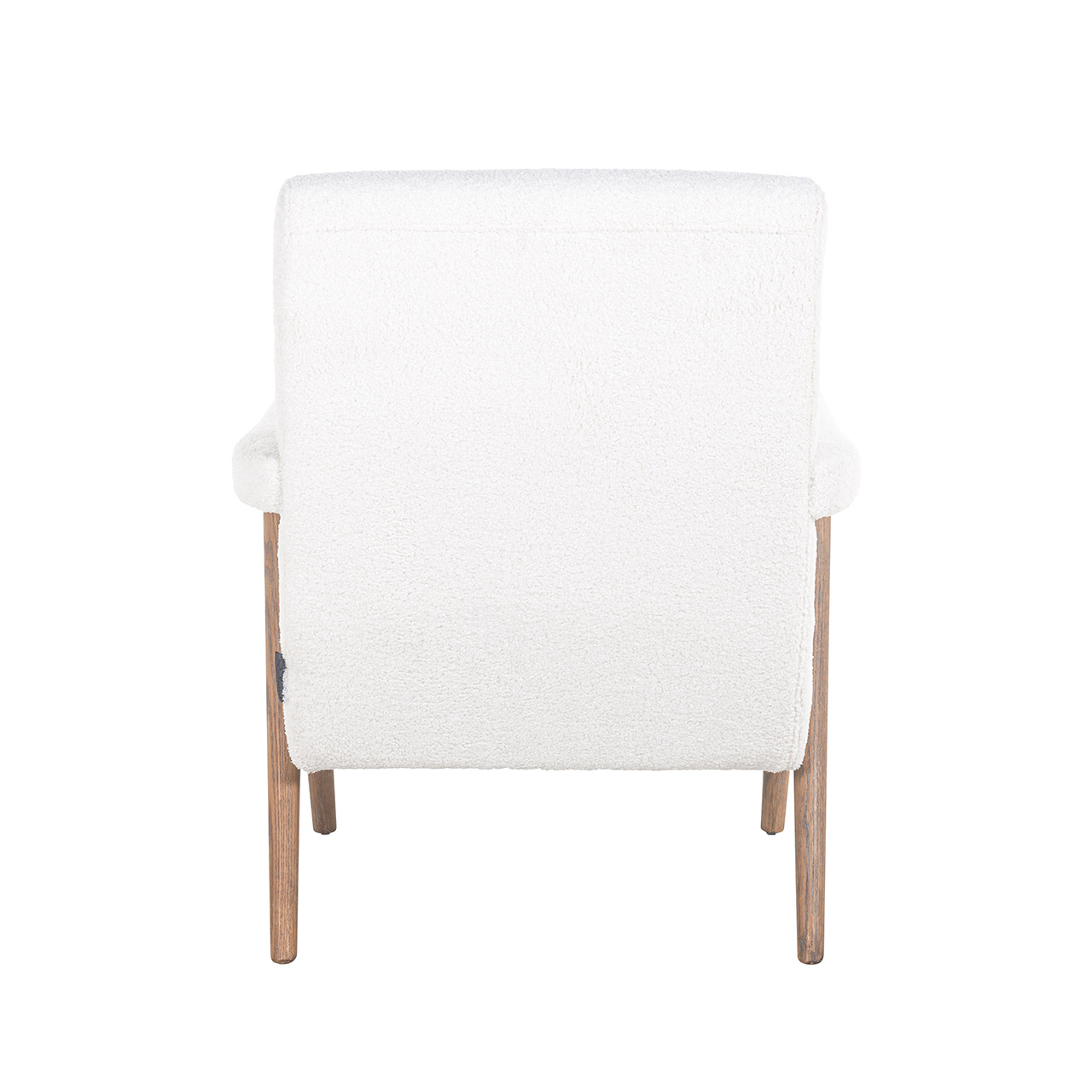 Fauteuil Bono white furry fire retardant (Himalaya 900 white furry)