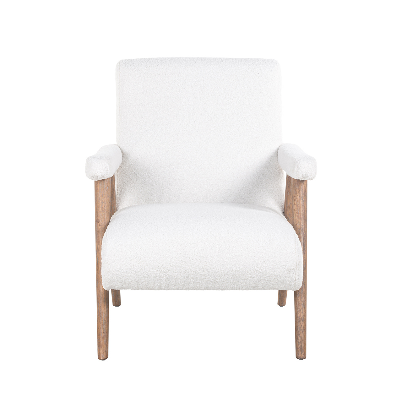 Fauteuil Bono white furry fire retardant (Himalaya 900 white furry)