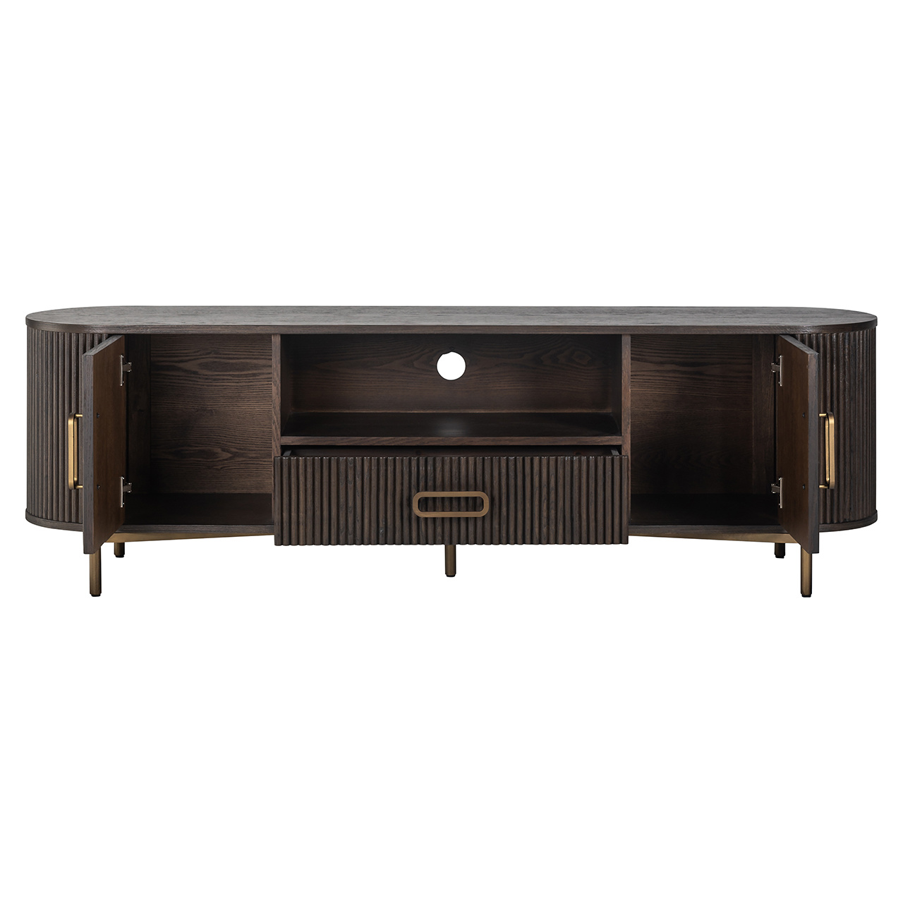 TV-dressoir Luxor 2-deuren 1-la (Brown)