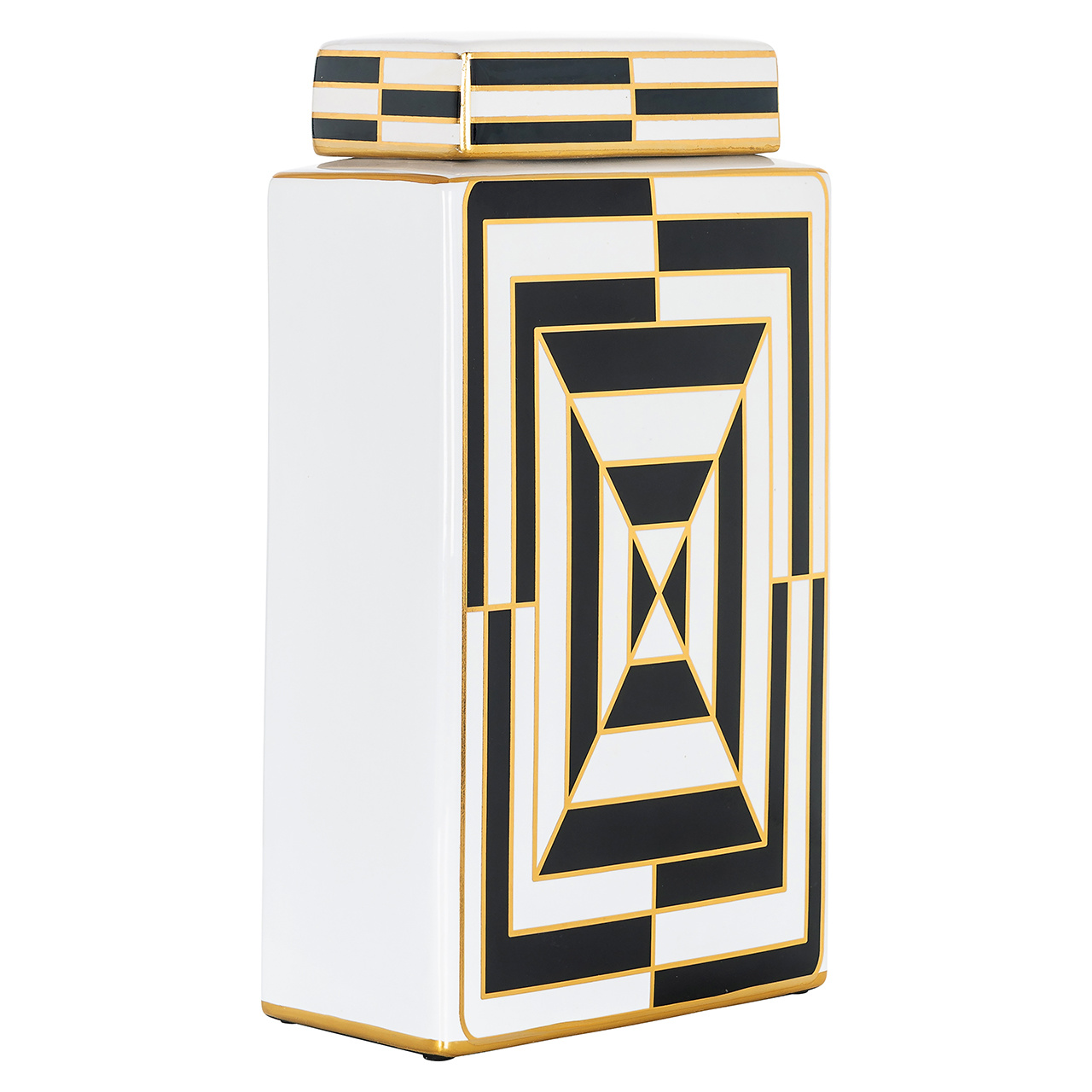 pot Filou groot (Black/white)