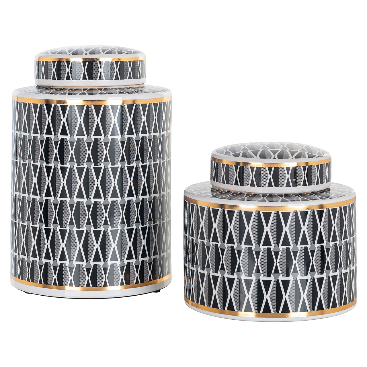 Pot Elin klein (Black/white)