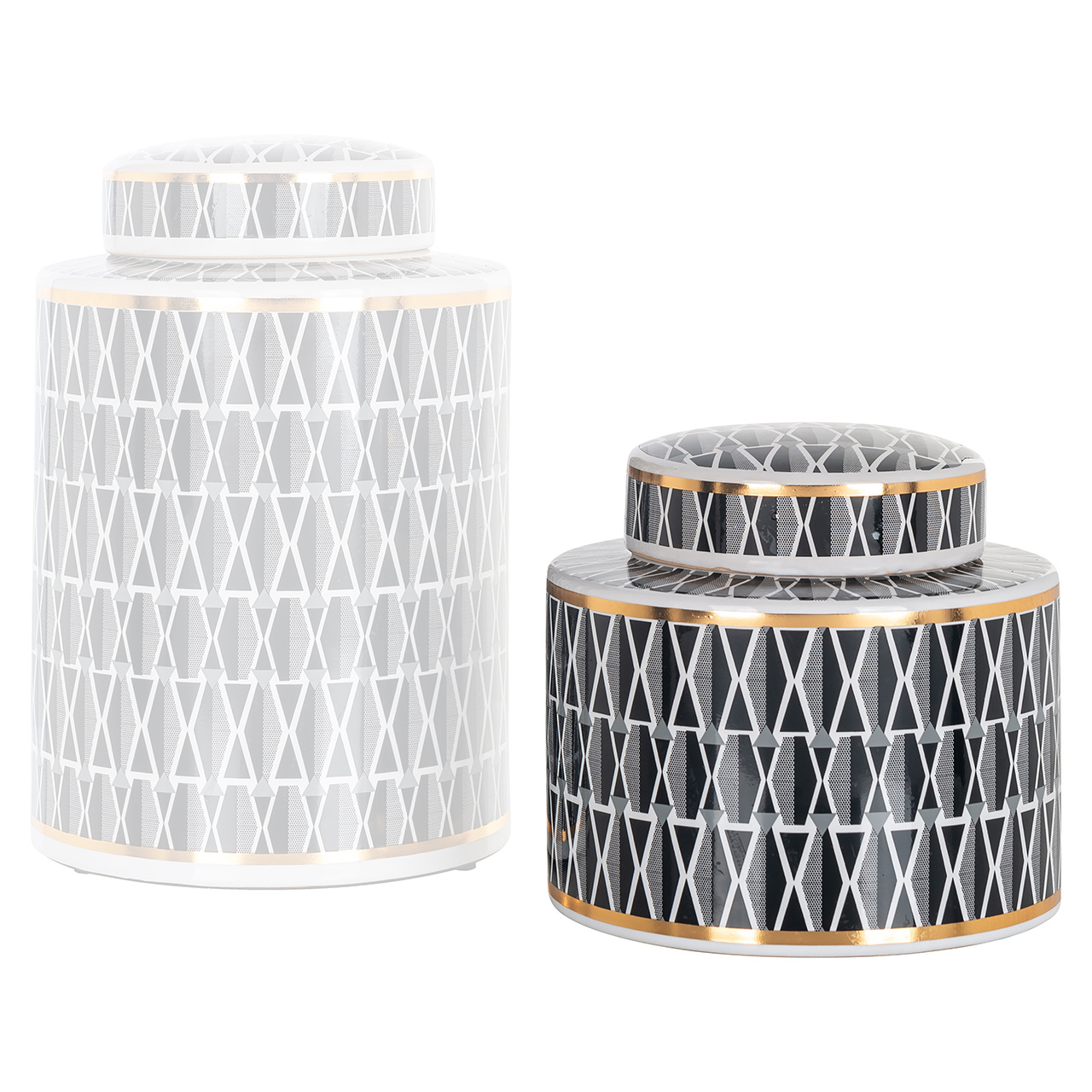 Pot Elin klein (Black/white)