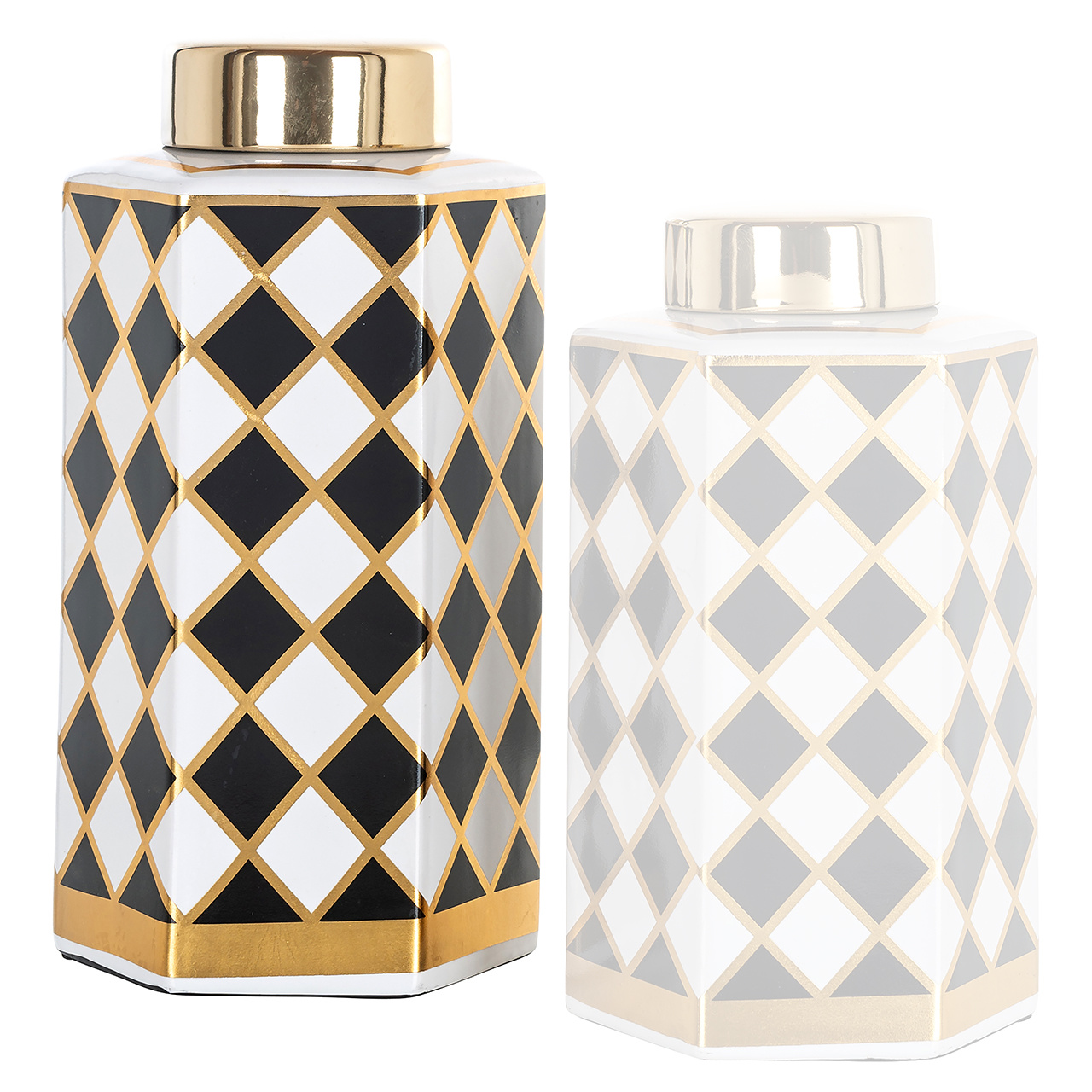 pot Pip groot (Black/white)