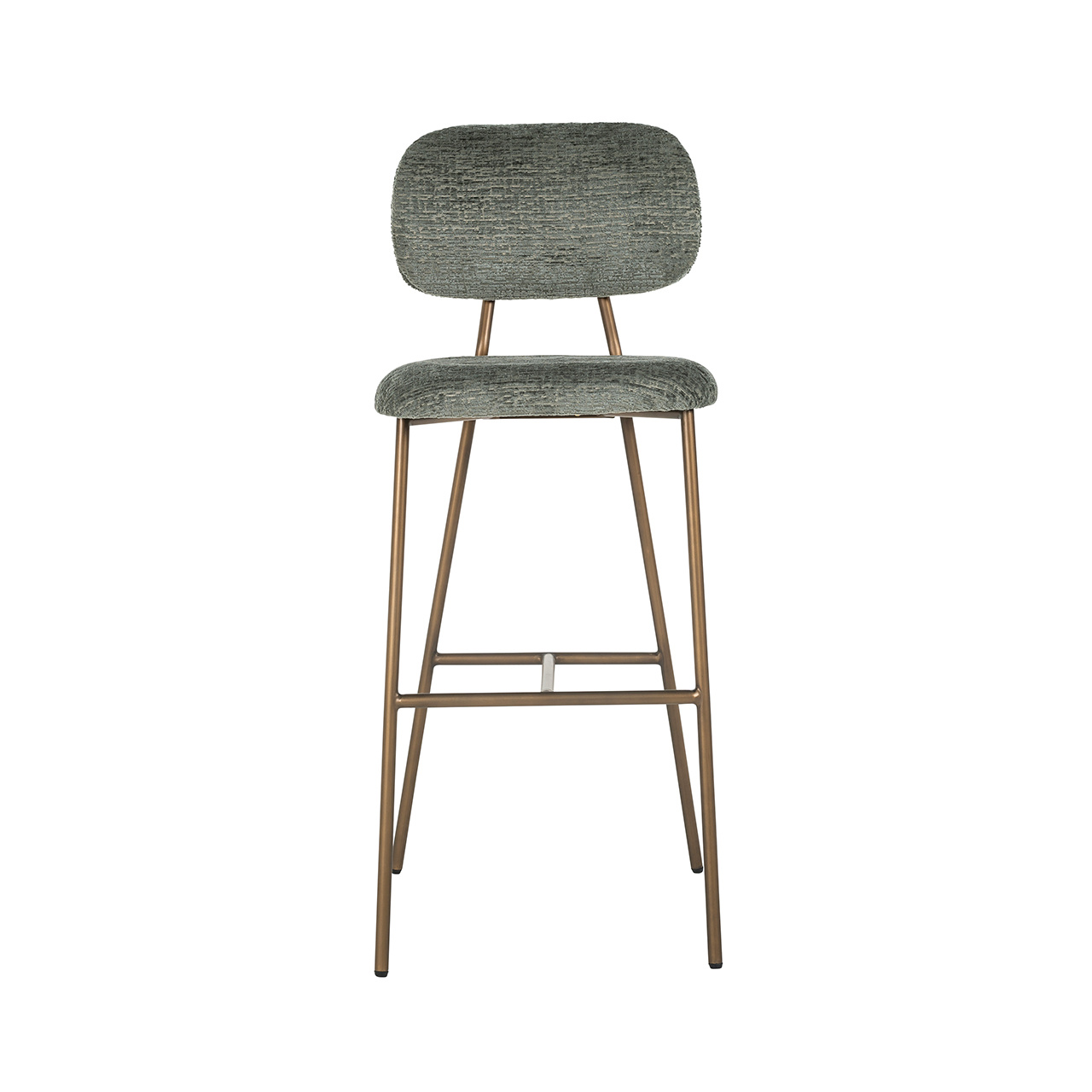Bar stool Xenia thyme fusion / Brushed Gold (Fusion thyme 206)