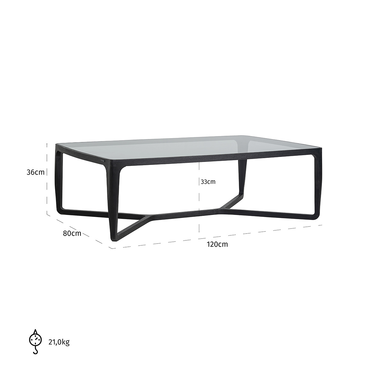 Salontafel Monfort (Black)