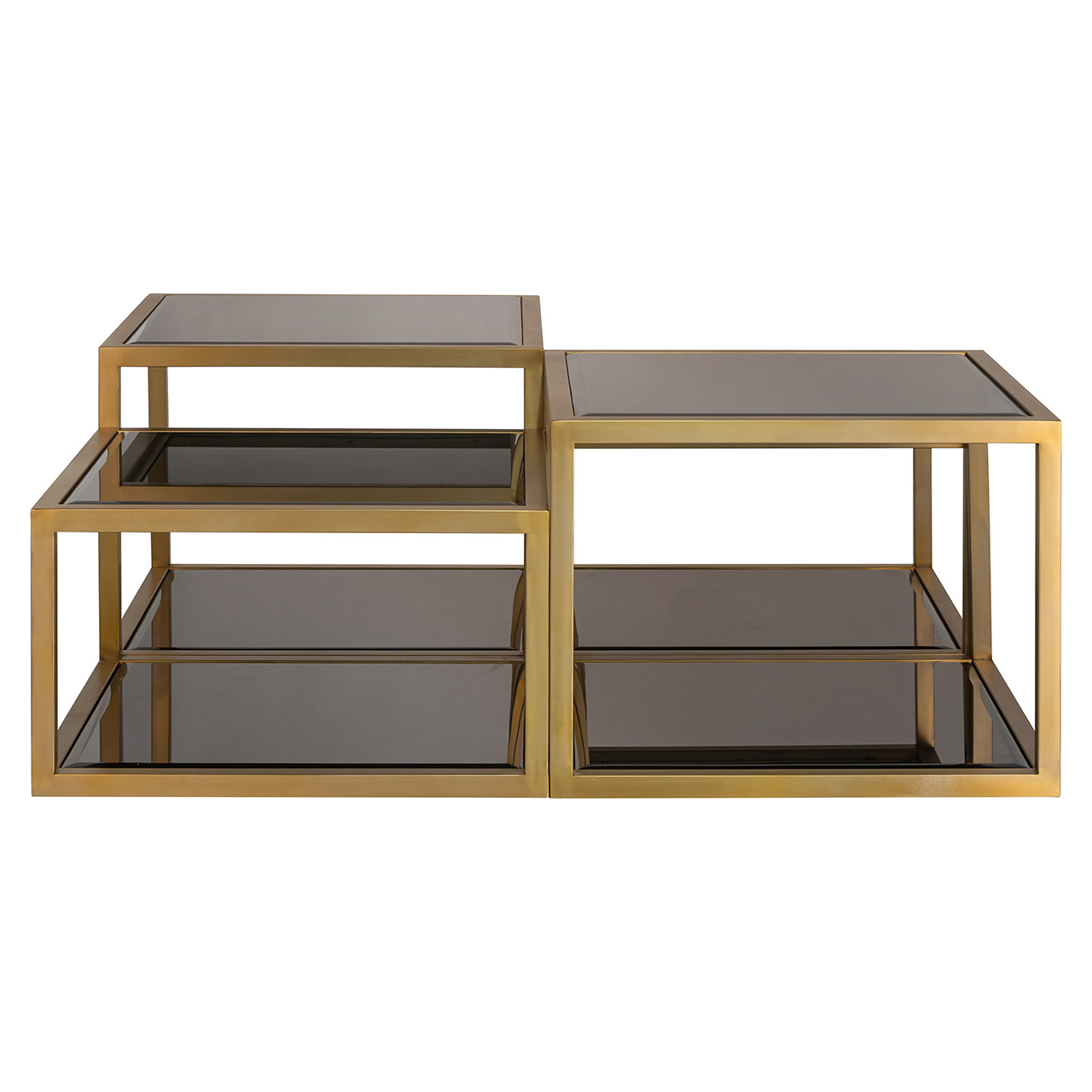 Salontafel Loua set van 4 (Brushed Gold)