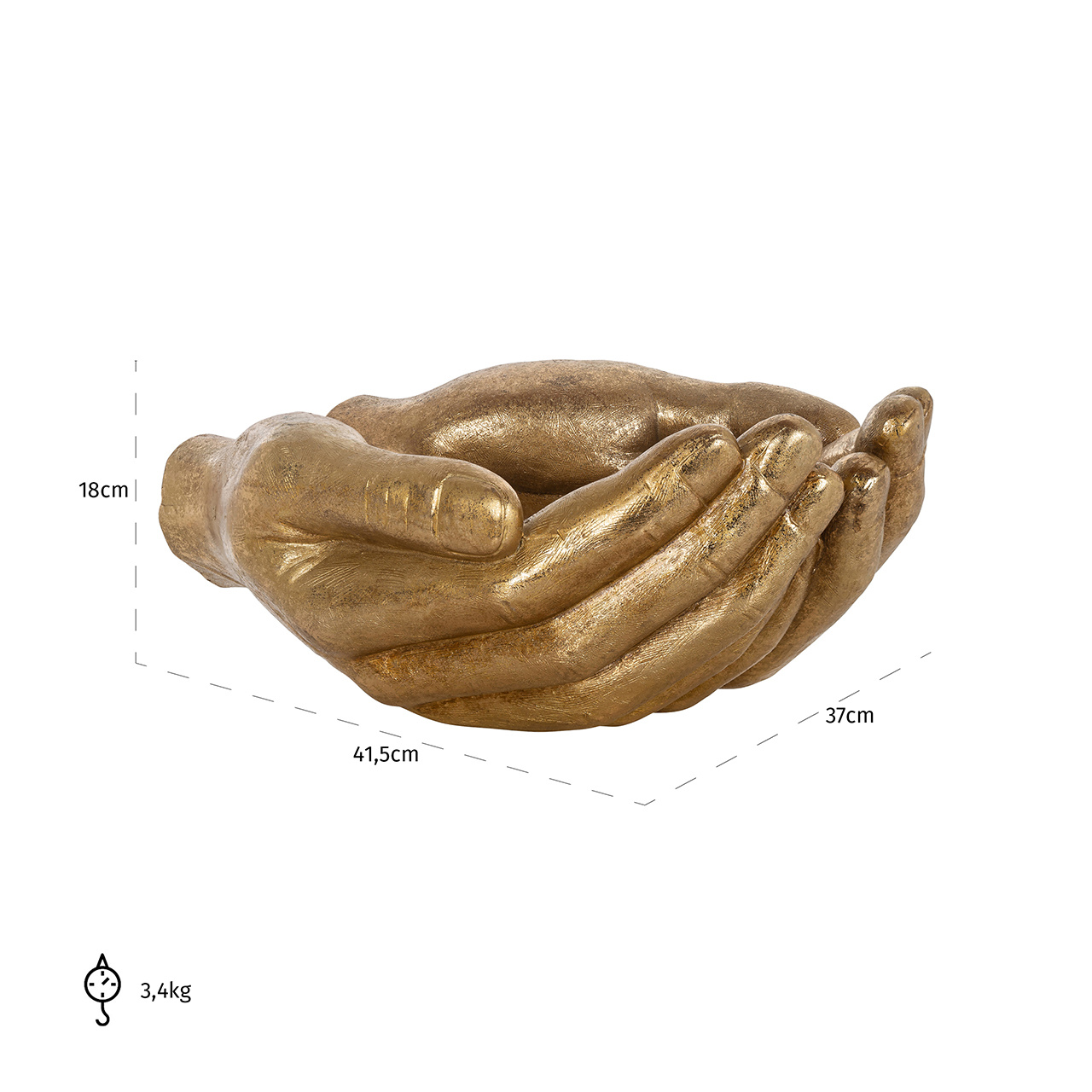 Schaal Hope (Gold)