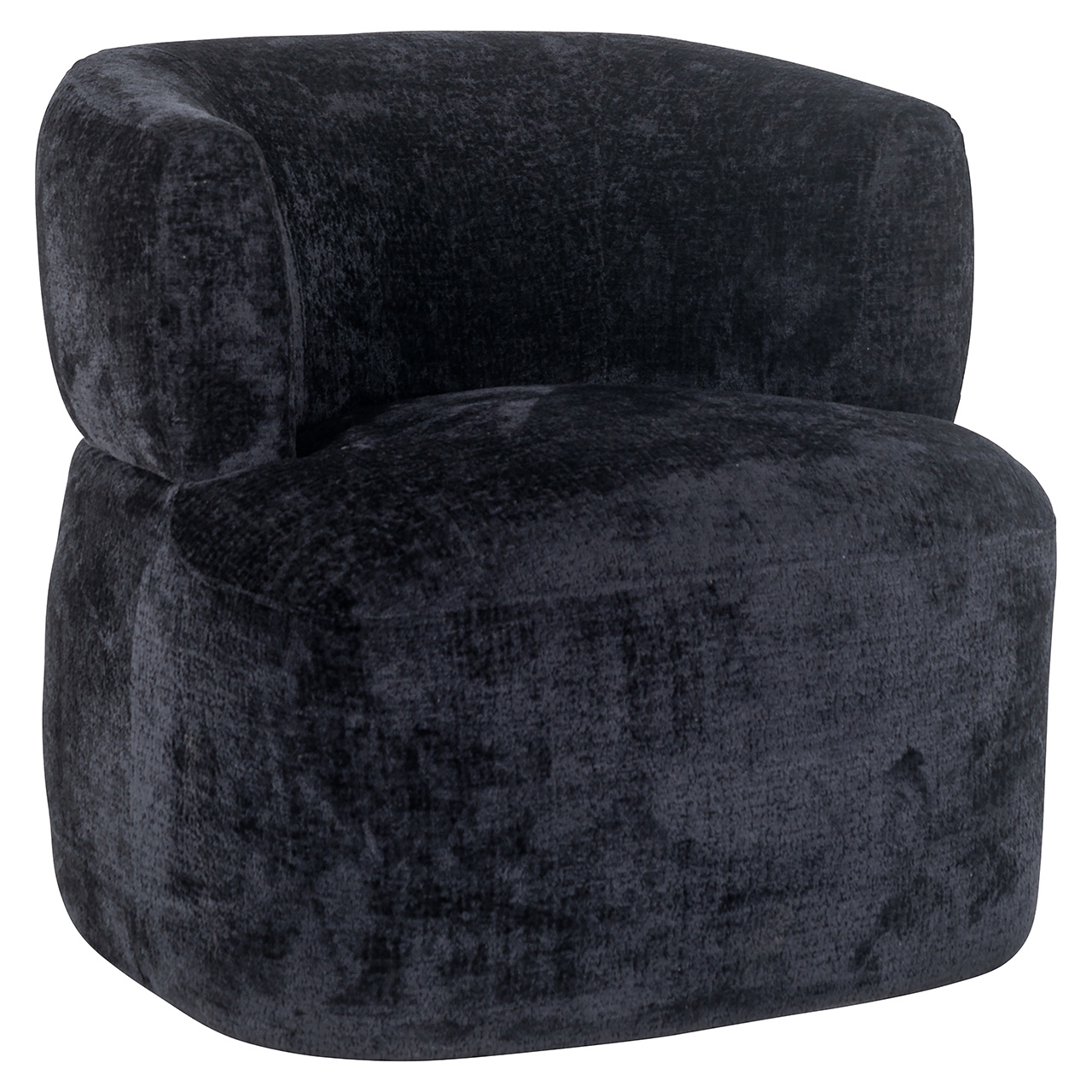 Fauteuil Donna black chenille (Bergen 809 black chenille)