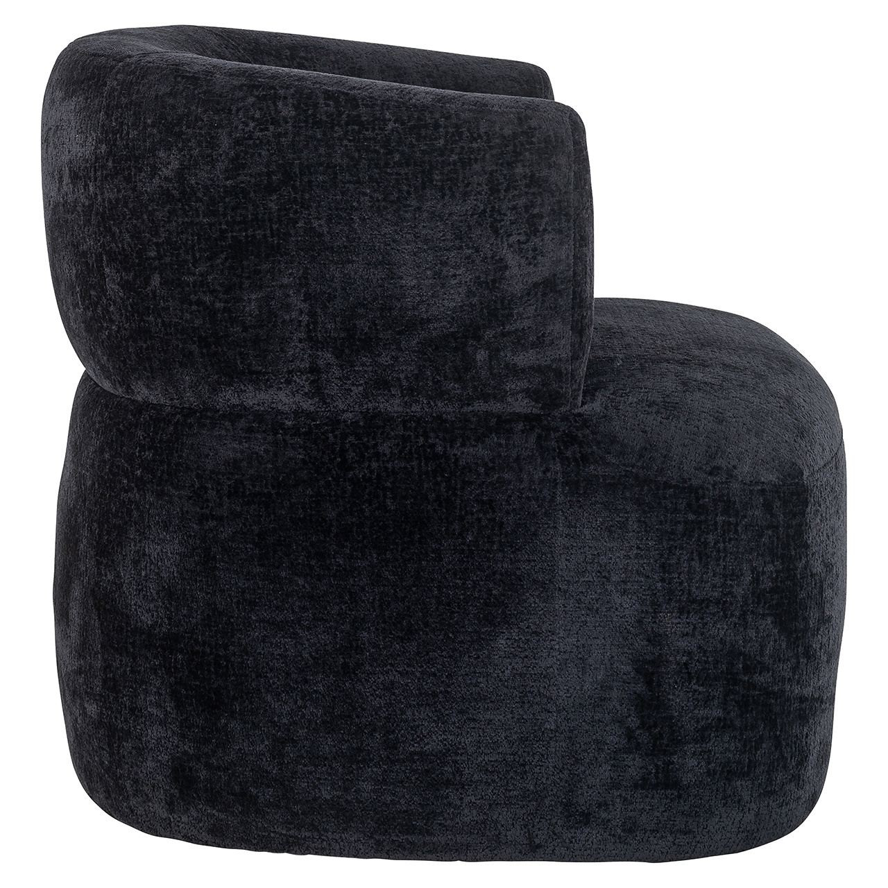 Fauteuil Donna black chenille (Bergen 809 black chenille)
