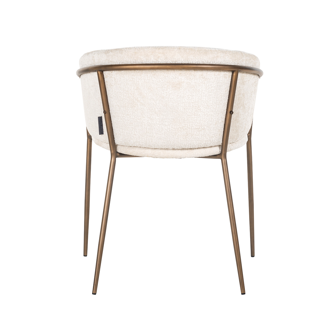 Chair Minerva white chenille fire retardant (FR-Bergen 900 white chenille)