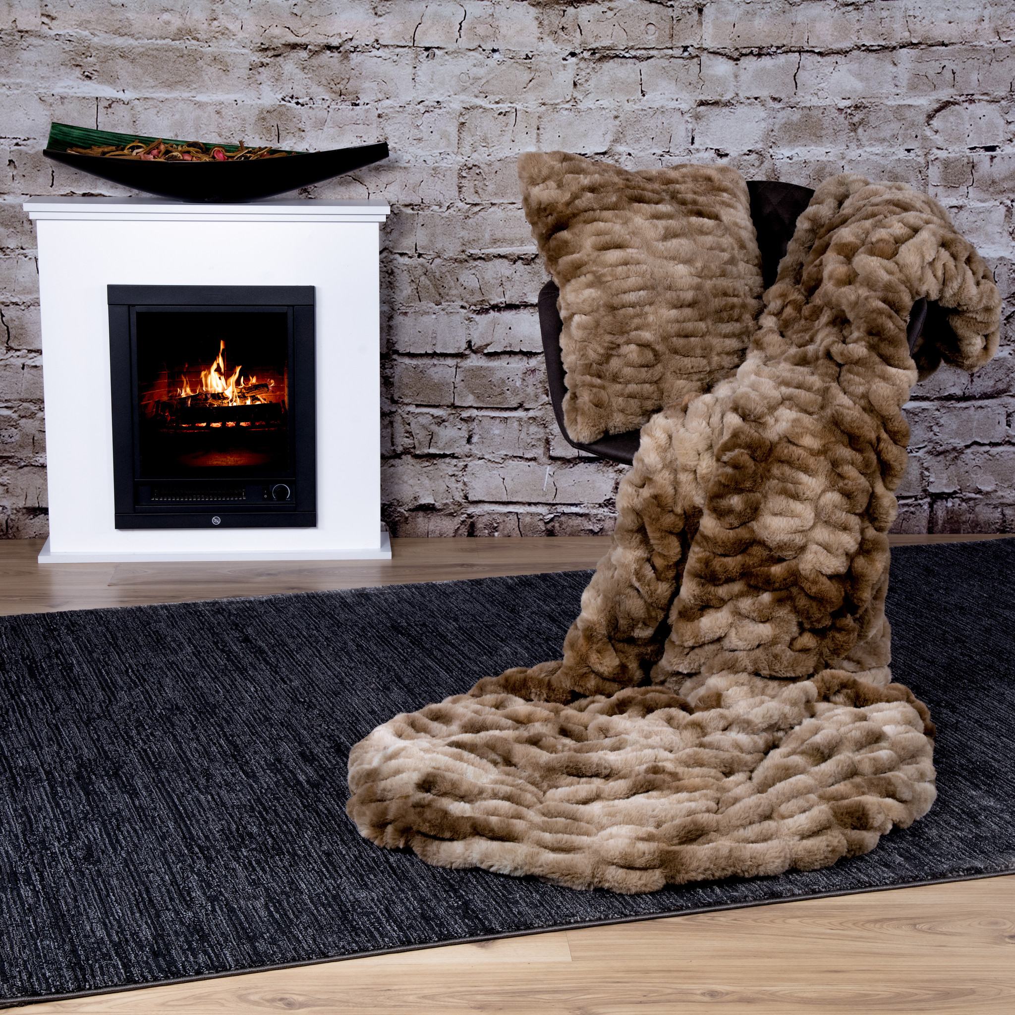 Luxury Cushion Brown