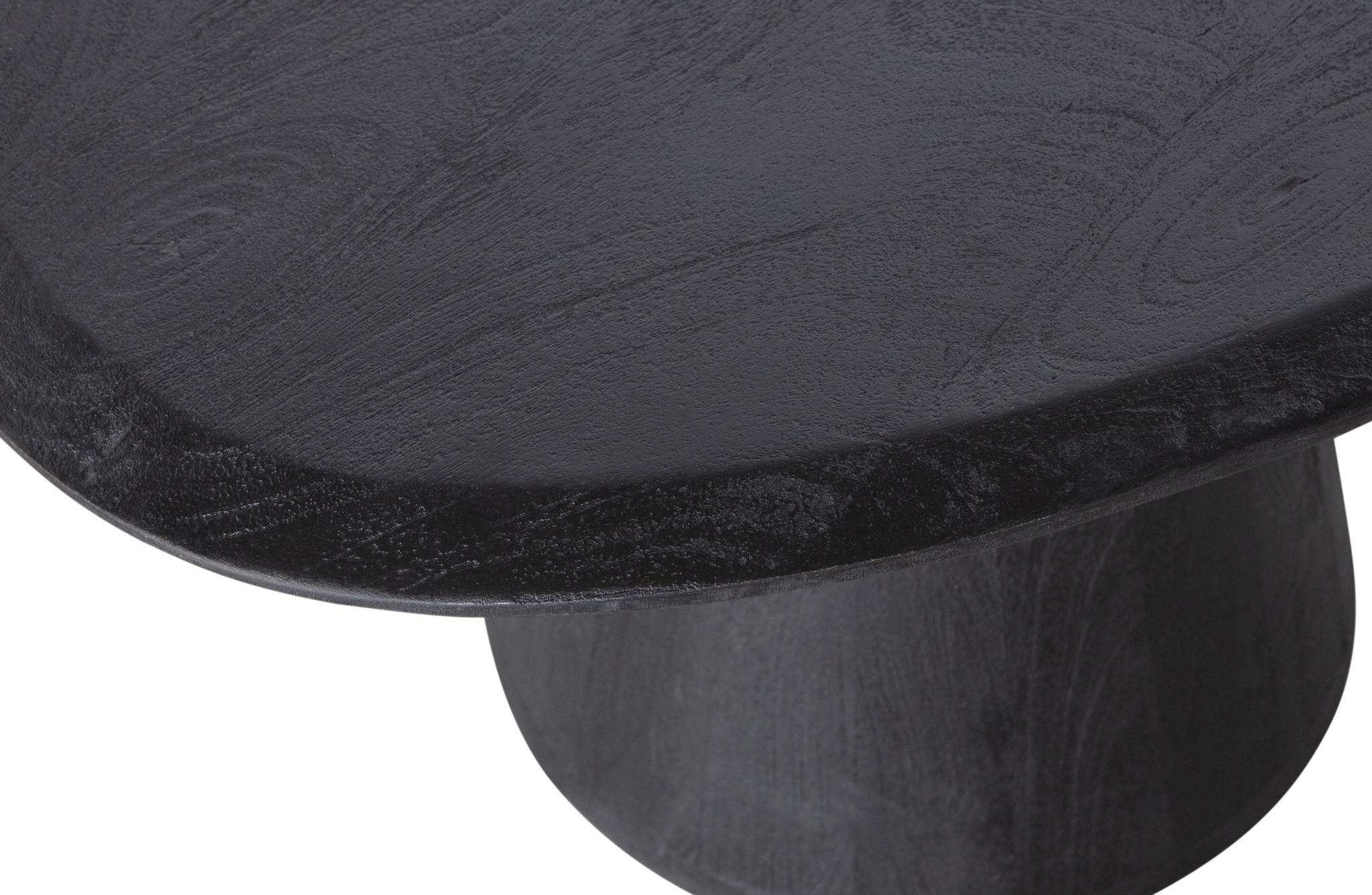 Posture Salontafel Hout Zwart Ø120cm