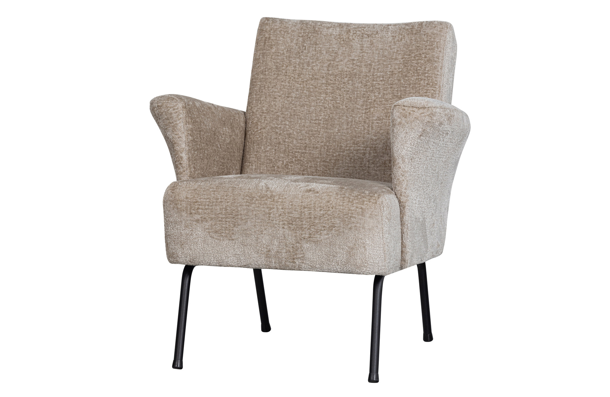 Muse Fauteuil Grof Geweven Stof Naturel