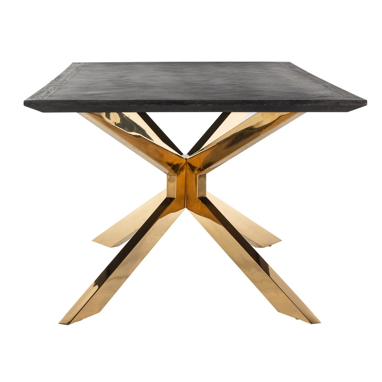 Eettafel Blackbone Matrix gold 240 (Black rustic)