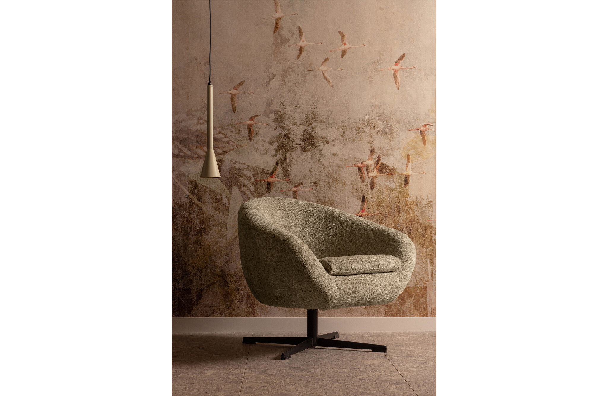 Desert Draaifauteuil Pistache