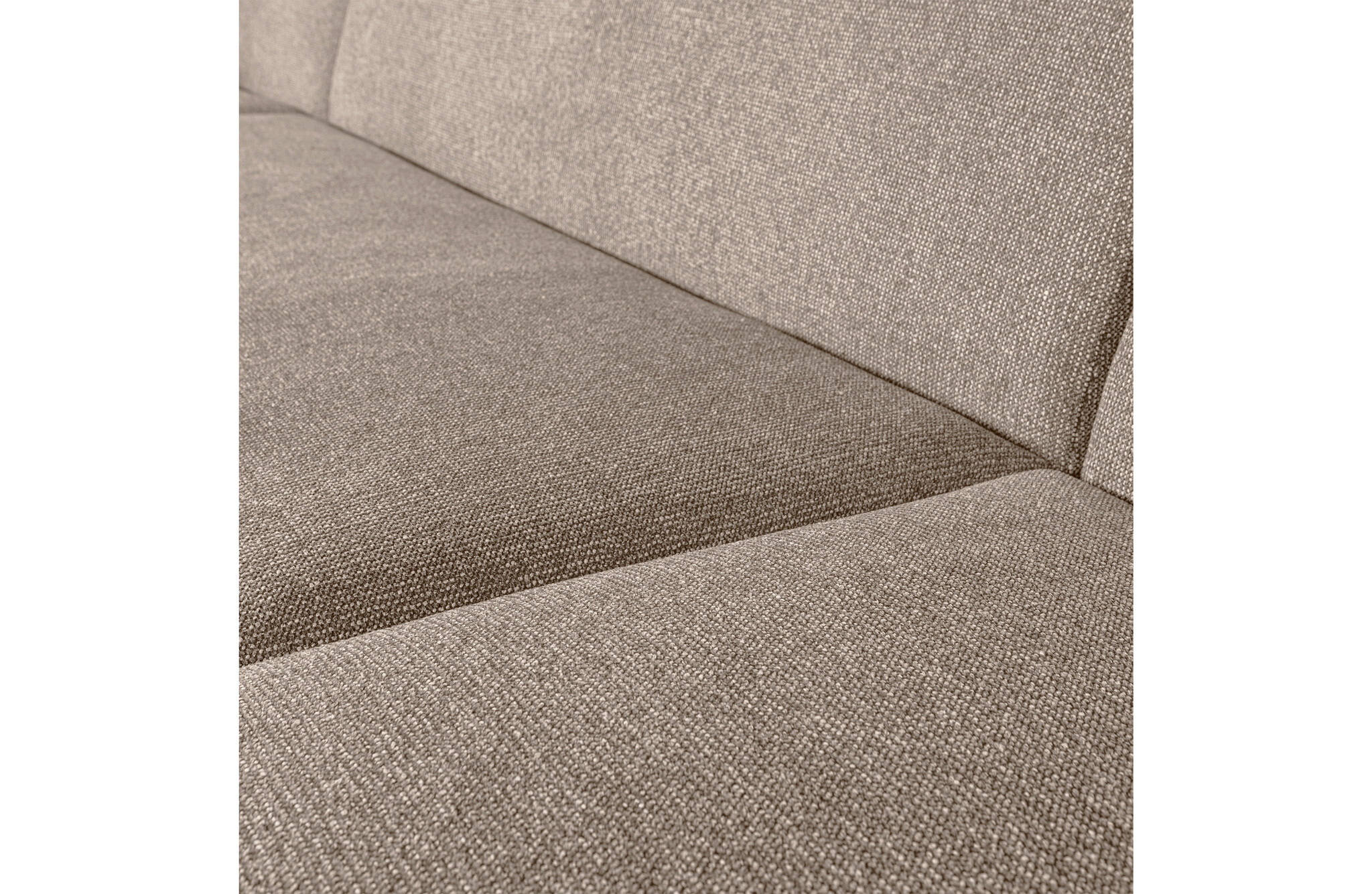 Sloping U-vorm Bank Naturel Melange
