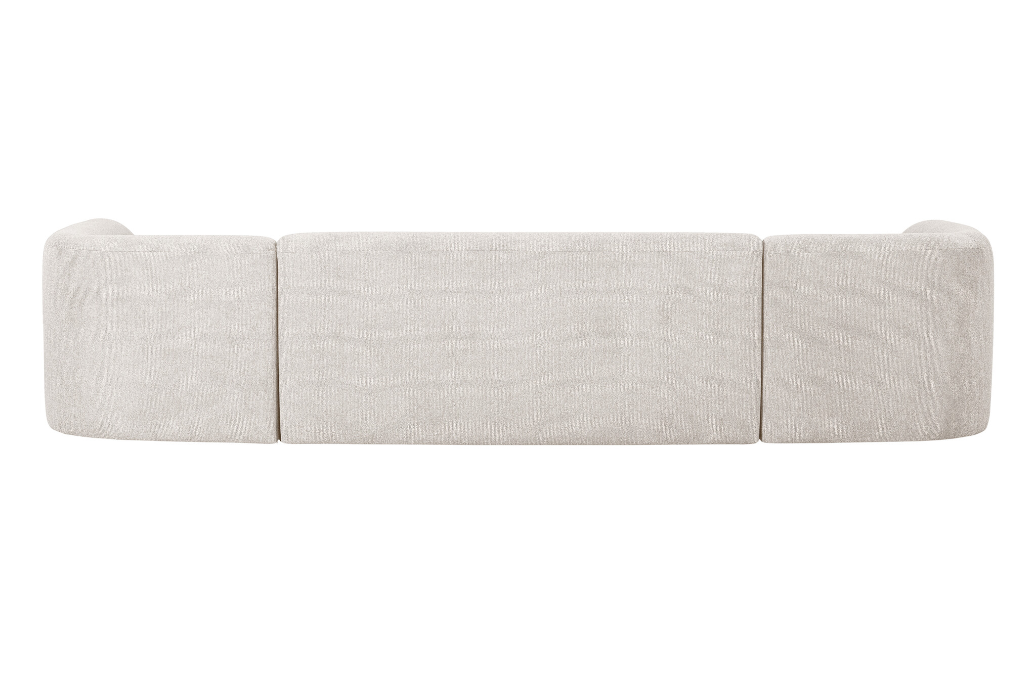 Sloping U-vorm Bank Pearl Melange