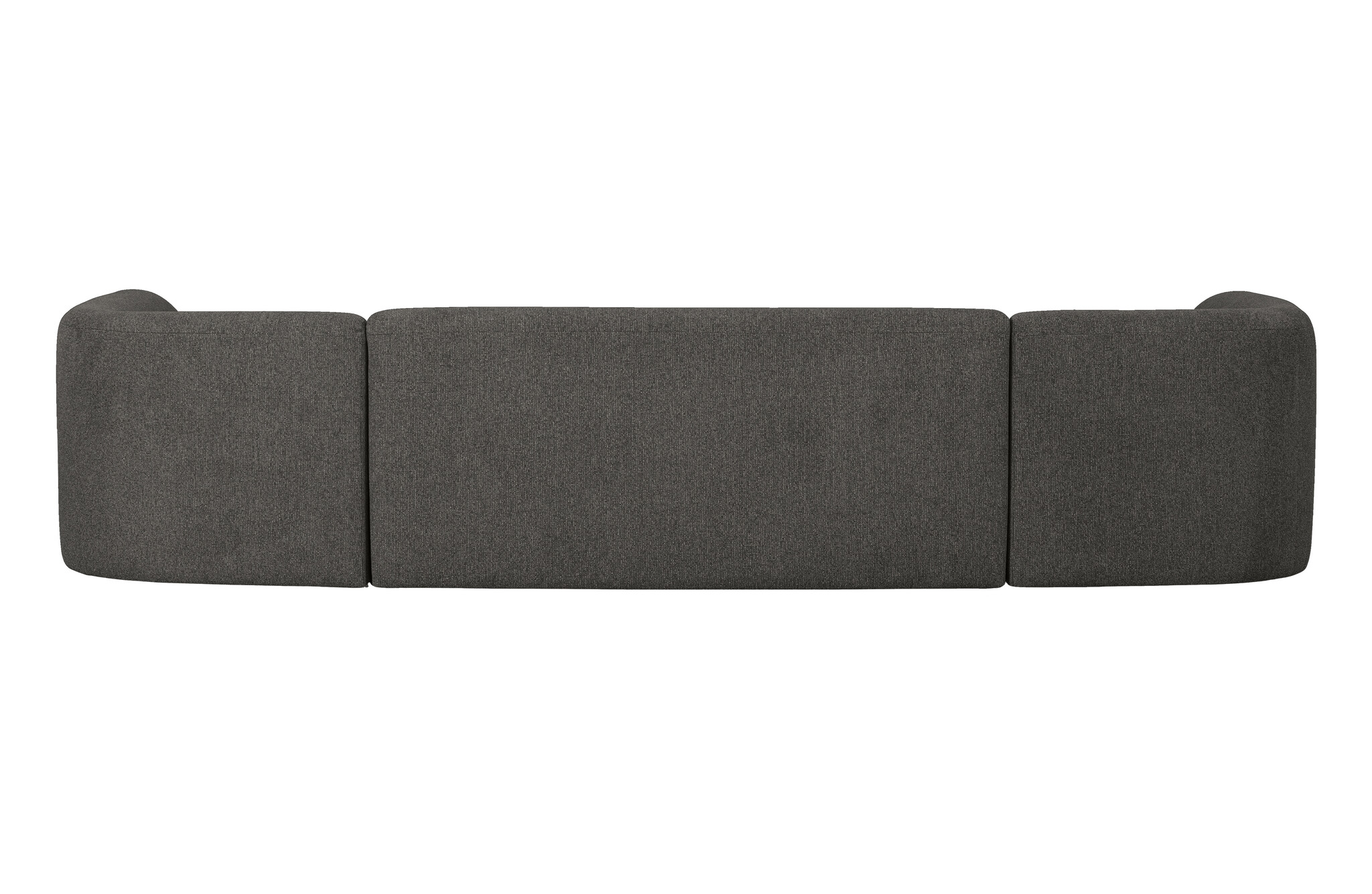 Sloping U-vorm Bank Grijs/zwart Melange