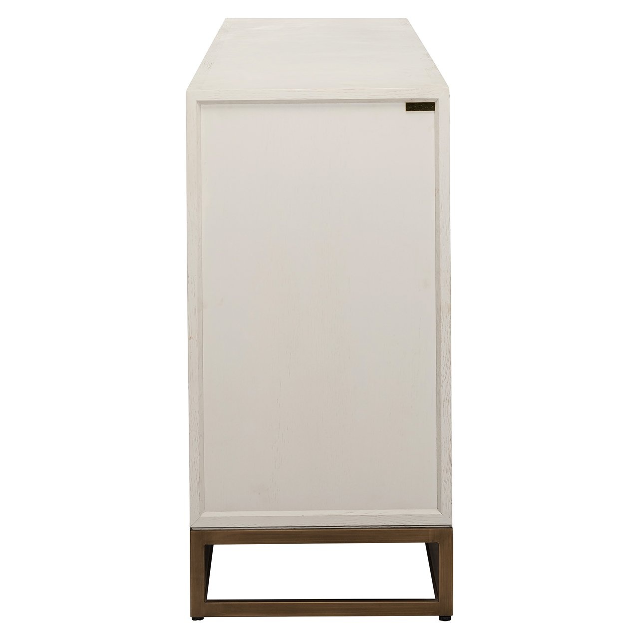 Dressoir Whitebone brass 4-deuren