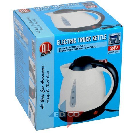 Kettle 24V white 0,8 liter