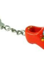 Keychain clog with tulips