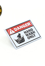 Pin Danger Handwash Only
