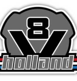 V8 Holland - Volldruck-Aufkleber