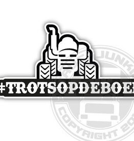 #TROTSOPDEBOER - Full Print Sticker