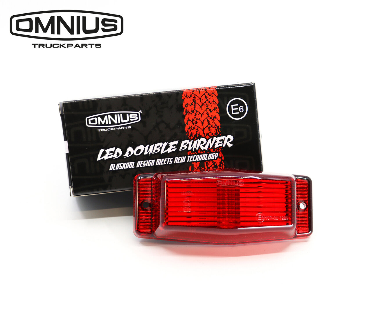 Rot – LED-Doppelbrenner – Omnius