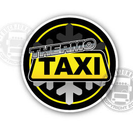 Thermo Taxi - Volldruckaufkleber