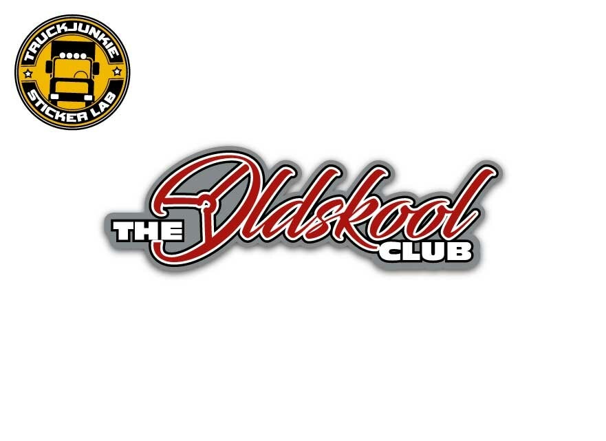 The Oldskool Club – Vollgedruckter Aufkleber