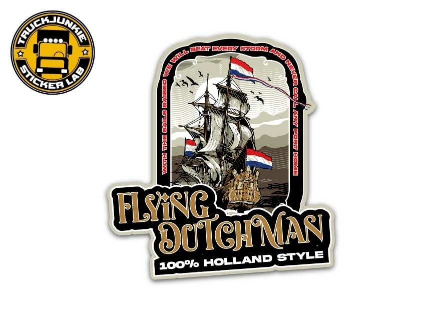 Flying Dutchman - Full Print Sticker