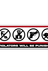 Violators - Full Print Sticker