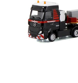 Mammoet MB Actros Bigspace 6x4 Semi-Tieflader 3 Achsen + 2 Träger