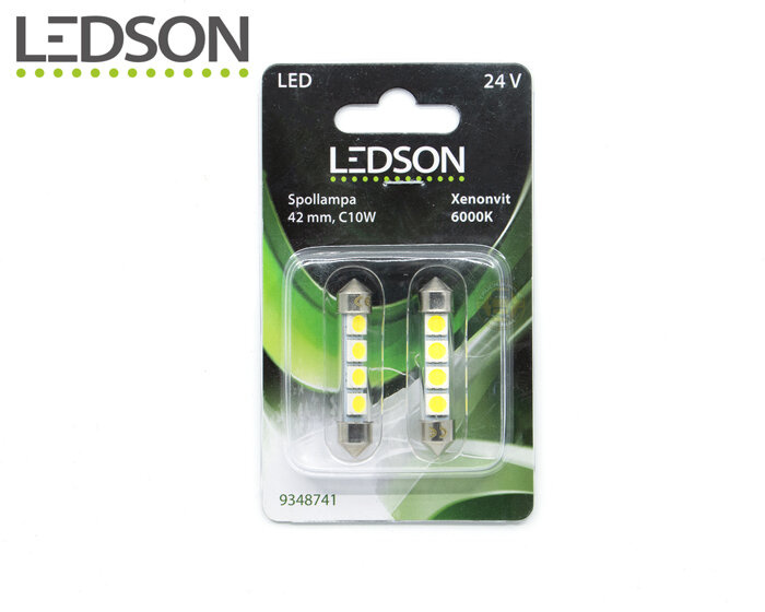 42 MM - C10W Festoon - 24V - Xenon Wit