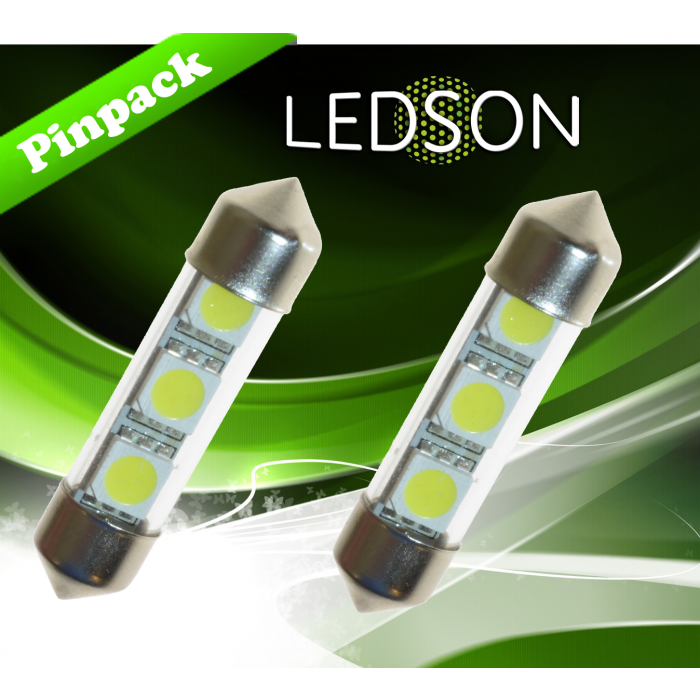 36MM / C5W - Xenon-Look - 3 LEDs - BIGtruckshop A67 Asten