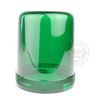 Green rotating beacon hood