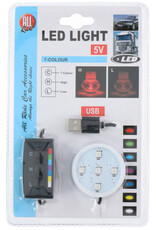 LED Poppy USB 7 colors dimmer