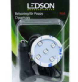 Ledson - Poppy LED - Rot - Zigarettenstecker -10-40V