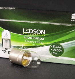 Ledson - Light Bulb BA15S - 24V Heavy Duty - 10-Pack