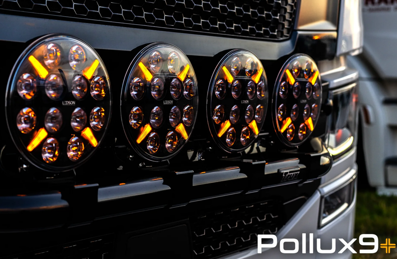 Ledson – Pollux9+ Gen2 – LED-Strahler mit weißem und orangefarbenem Stadtlicht – 120 W