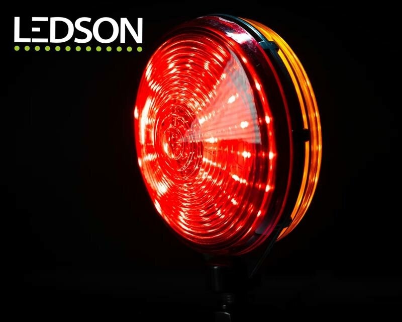 Ledson - Spanische Lampe LED - Rot/Orange