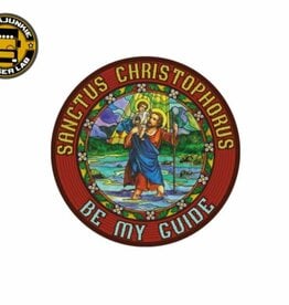 St. Christopher - Be My Guide - Full Print Sticker