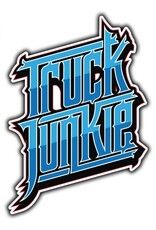 Truckjunkie Blue – Volldruck-Aufkleber