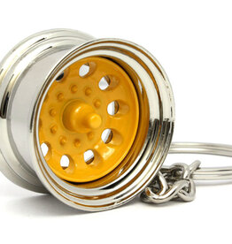 Truck wheel keychain - Orange