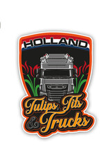 Tulips, Tits & Trucks - Full Print Sticker