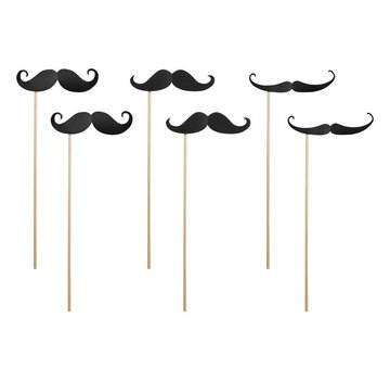 Party Deco Party Prop - Moustache d'appui( 6 pieces )