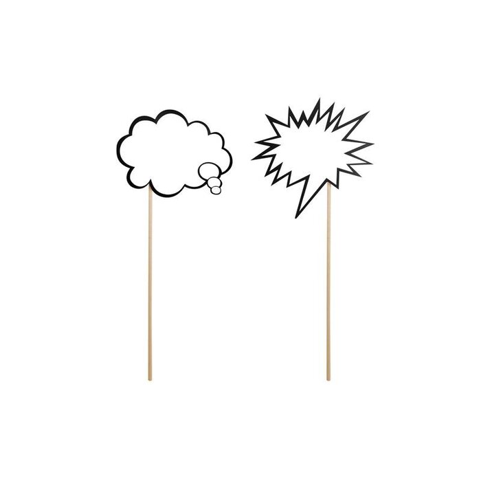 Party Deco Party Prop - Prop with a Speech Bubble ( 2 pieces )